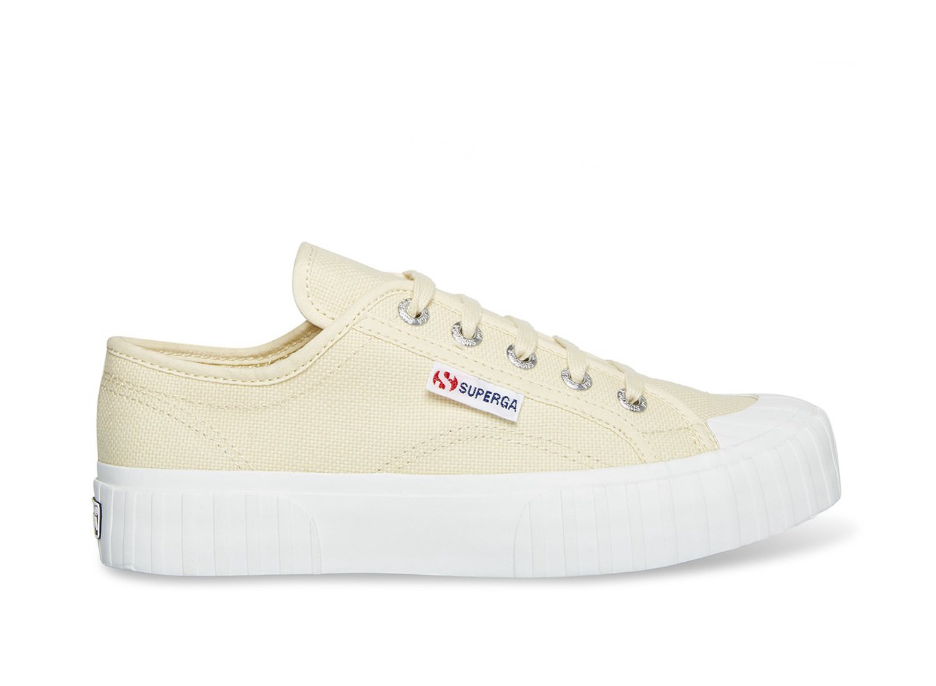 Espadrille Feminino Bege - Superga 2630 Stripe - YNZSC-0624